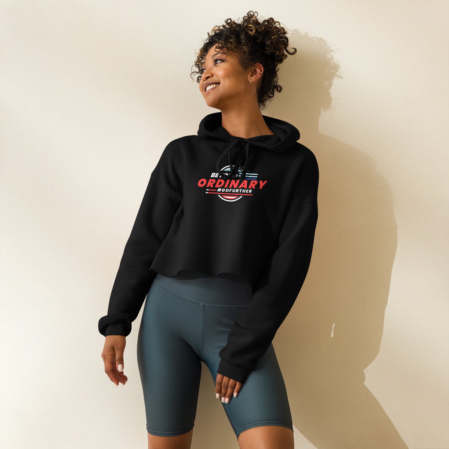 Beyond Ordinary Ladies Crop Hoodie