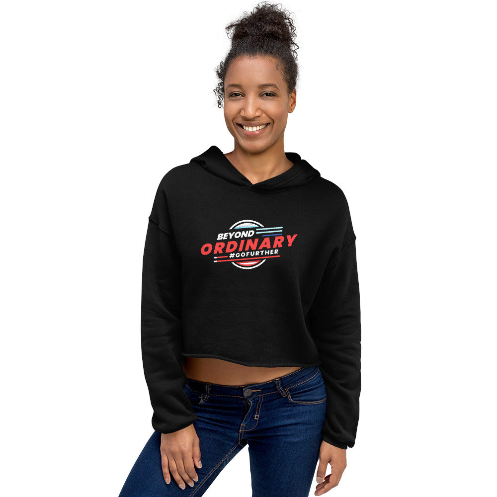 Beyond Ordinary Ladies Crop Hoodie